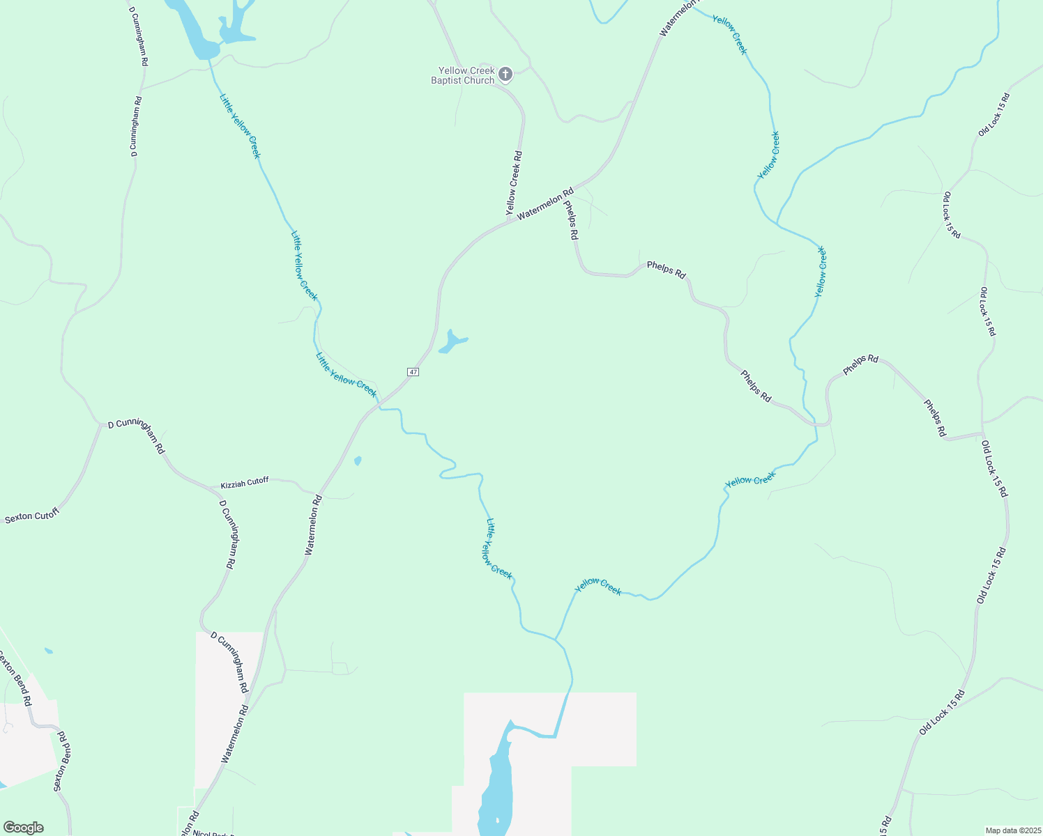 map of restaurants, bars, coffee shops, grocery stores, and more near 14423 Watermelon Road in Tuscaloosa