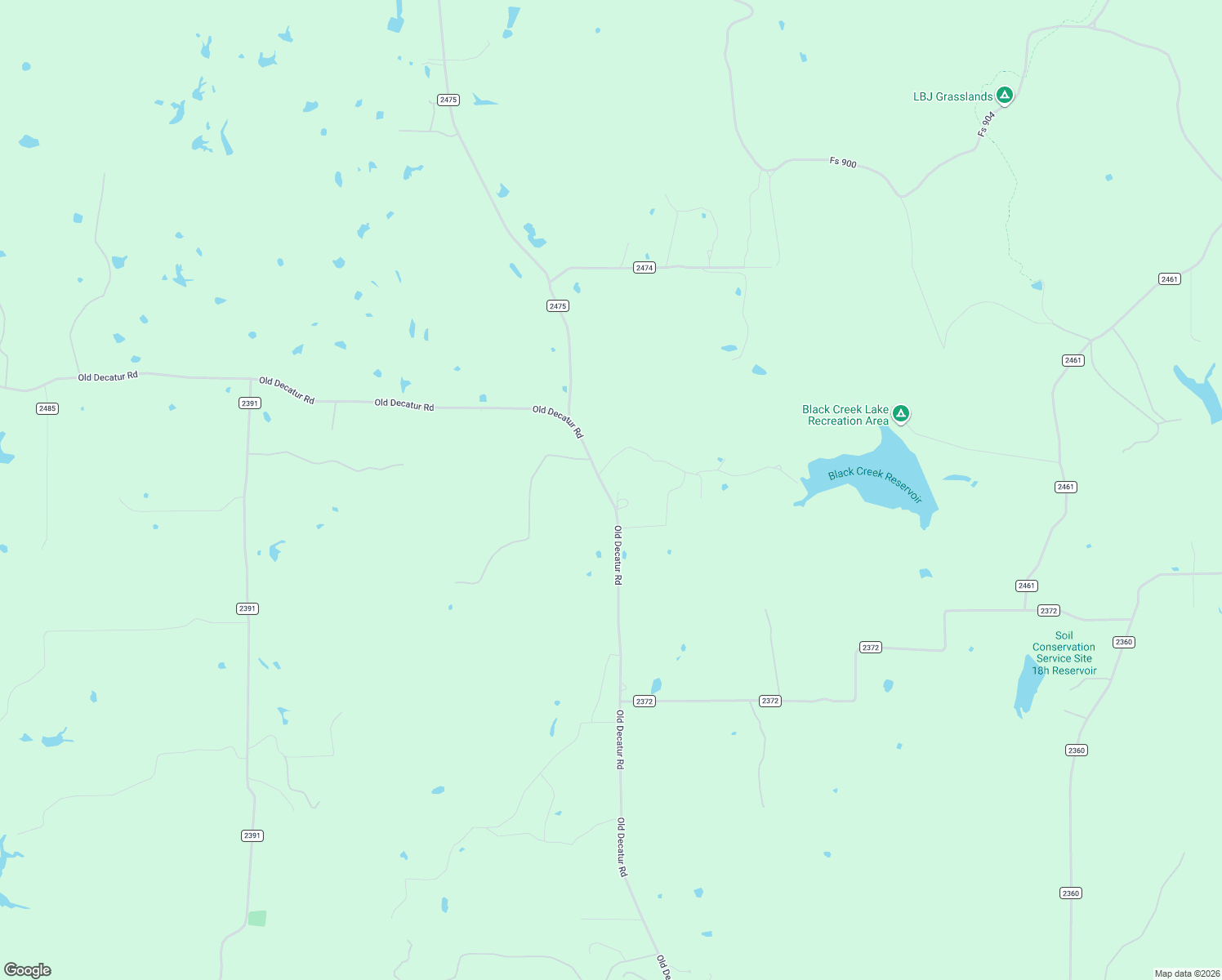 map of restaurants, bars, coffee shops, grocery stores, and more near 3809 Old Decatur Road in Alvord