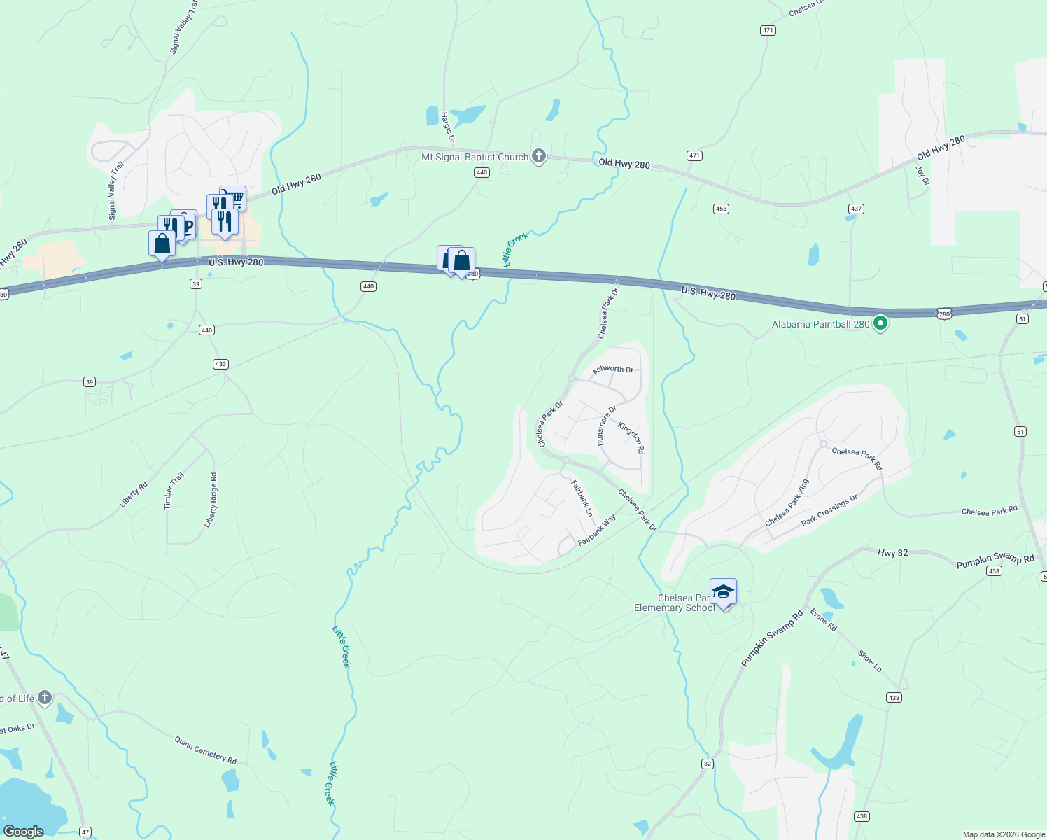 map of restaurants, bars, coffee shops, grocery stores, and more near 3164 Chelsea Park Ridge in Chelsea