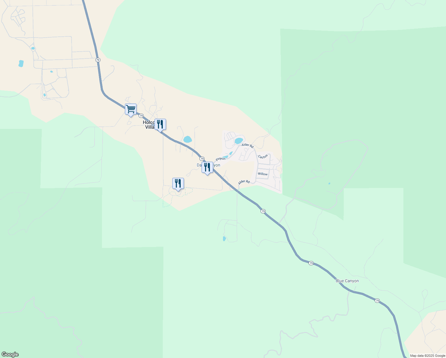 California 79, Warner Springs CA Walk Score
