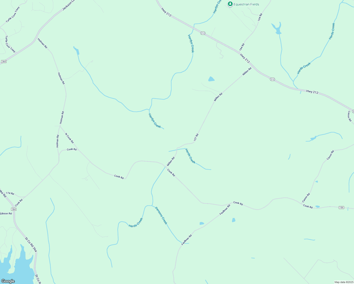 map of restaurants, bars, coffee shops, grocery stores, and more near 685 Millen Road in Monticello
