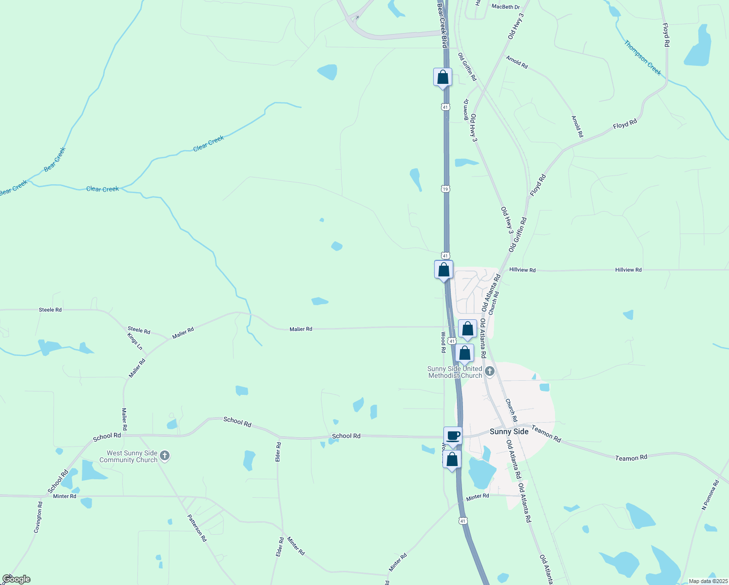 map of restaurants, bars, coffee shops, grocery stores, and more near 330 Malier Road in Hampton