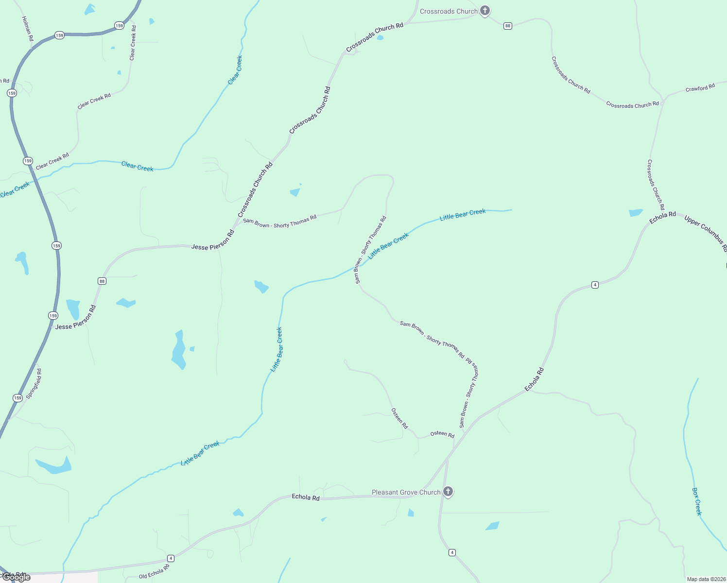 map of restaurants, bars, coffee shops, grocery stores, and more near Sam Brown - Shorty Thomas Road in Pickens County