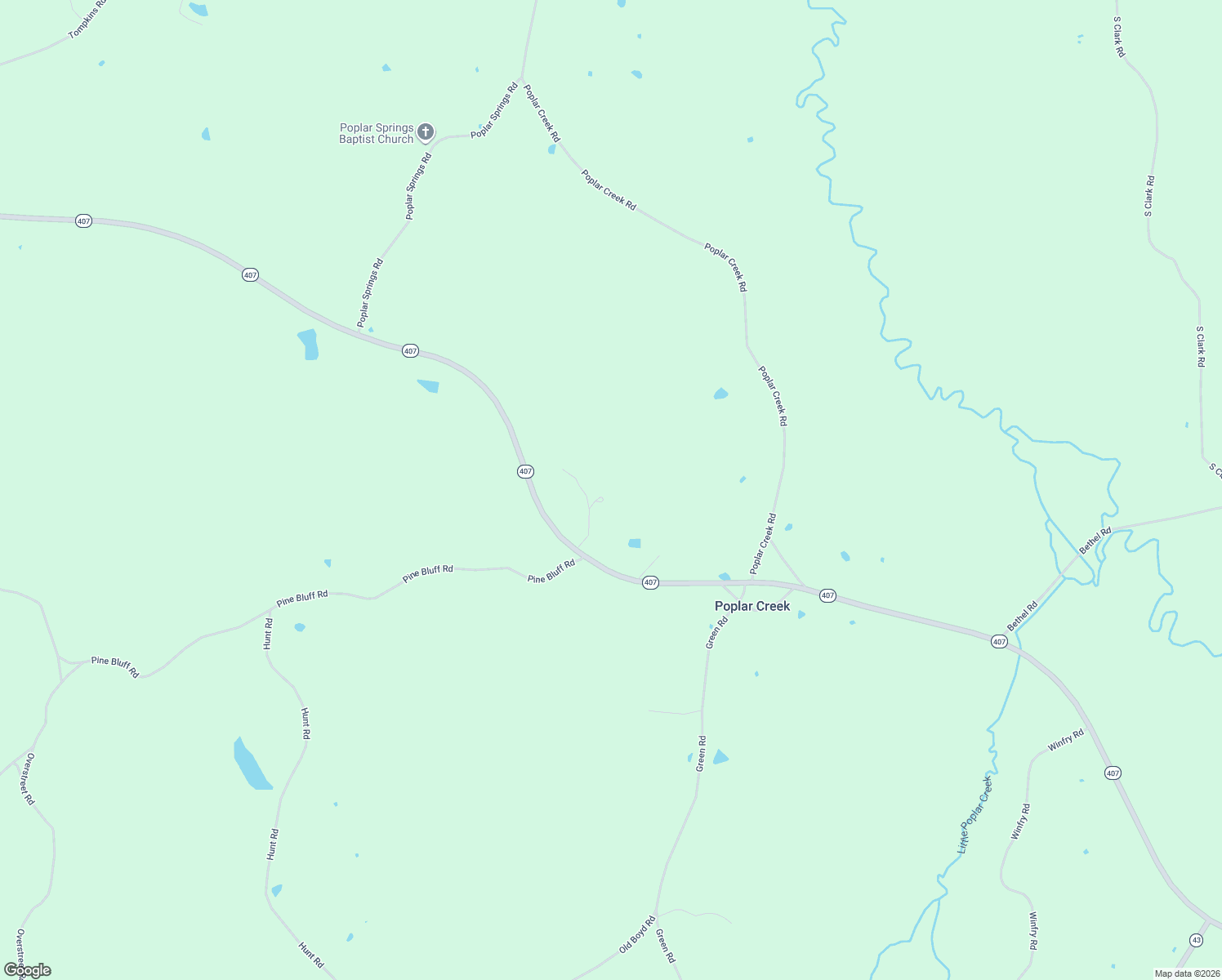 map of restaurants, bars, coffee shops, grocery stores, and more near 2864 Mississippi 407 in Kilmichael