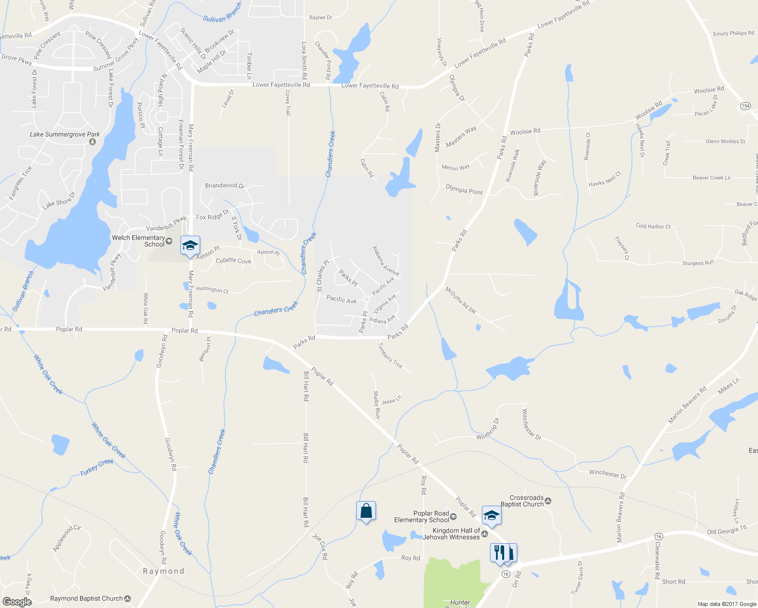 map of restaurants, bars, coffee shops, grocery stores, and more near 42 Virginia Avenue in Sharpsburg