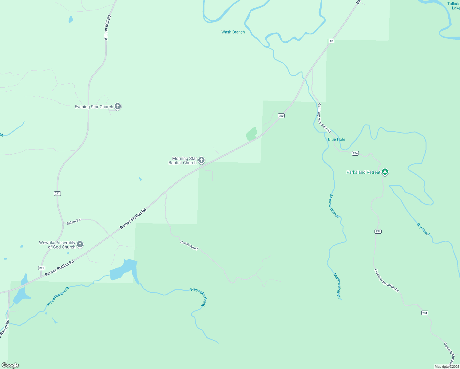 map of restaurants, bars, coffee shops, grocery stores, and more near 154 Richardson Lane in Talladega