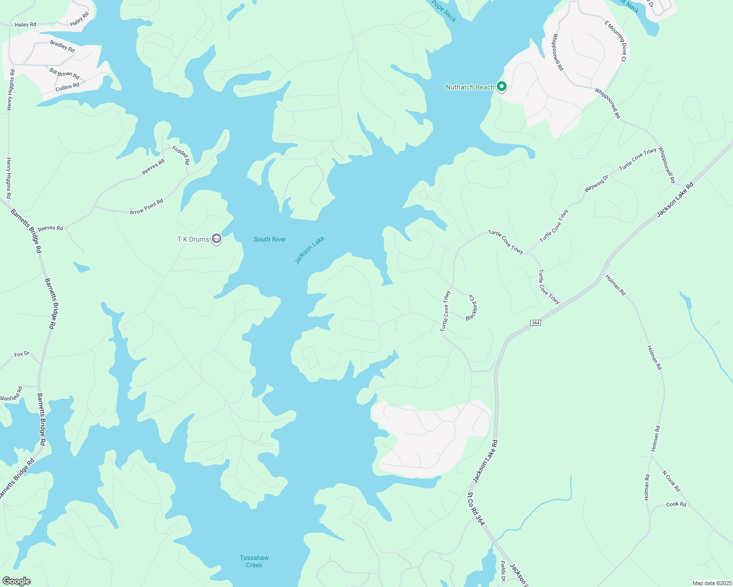 map of restaurants, bars, coffee shops, grocery stores, and more near 159 Chickadee Court in Monticello