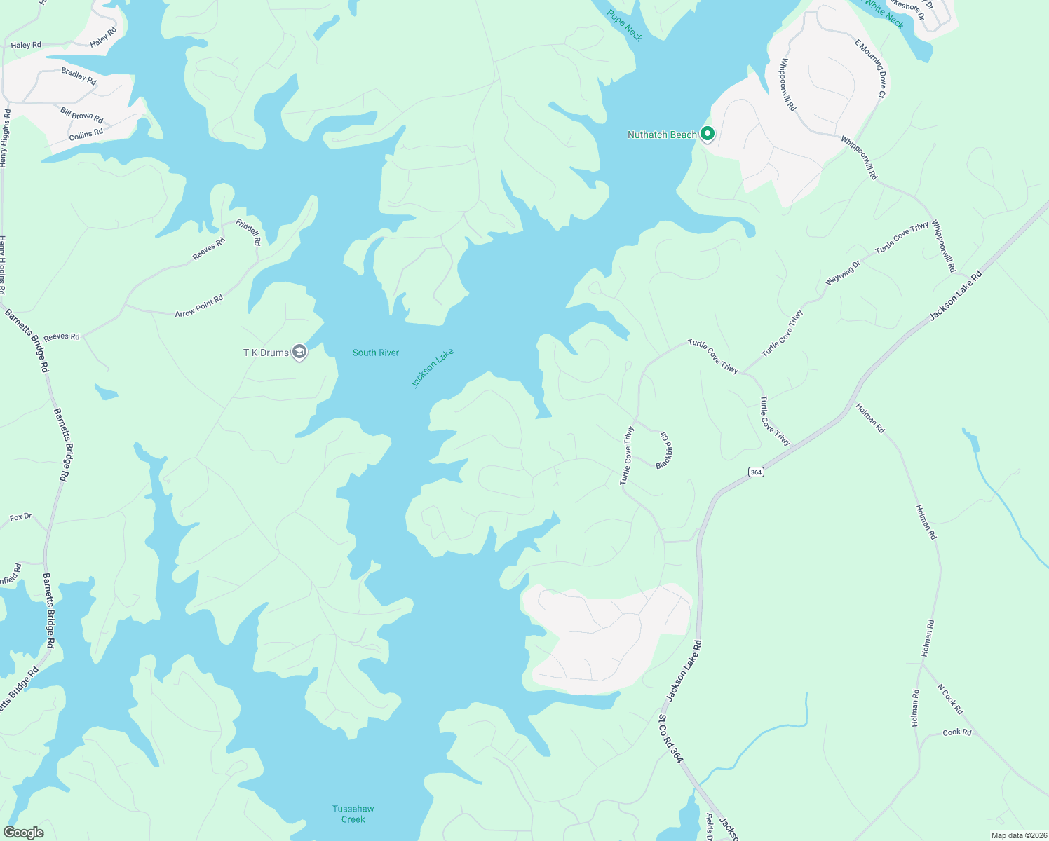 map of restaurants, bars, coffee shops, grocery stores, and more near 159 Chickadee Court in Monticello