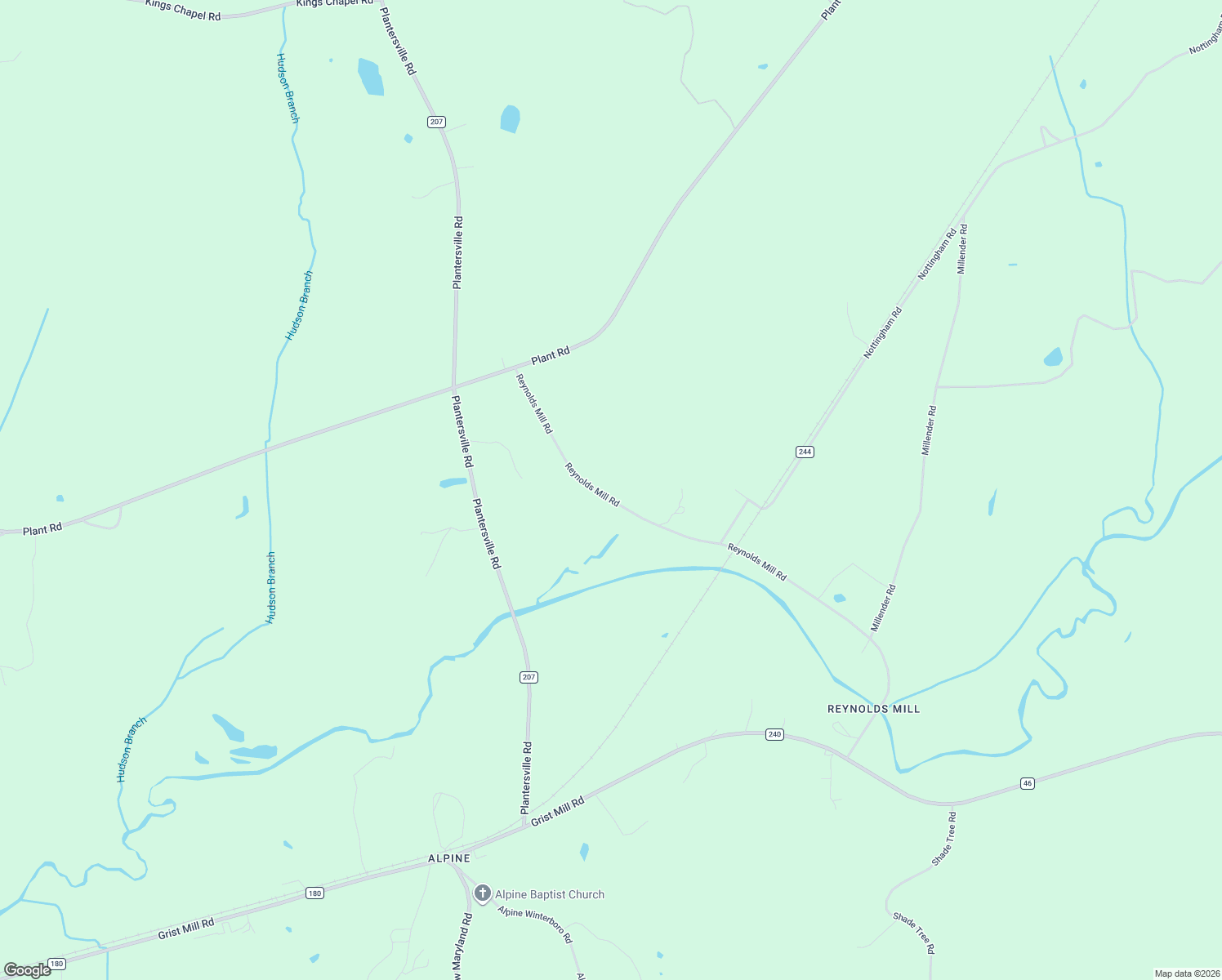 map of restaurants, bars, coffee shops, grocery stores, and more near 485 Reynolds Mill Road in Alpine