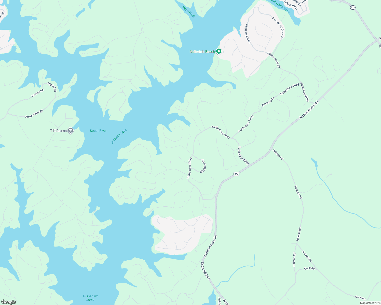 map of restaurants, bars, coffee shops, grocery stores, and more near 10 Blackbird Circle in Monticello