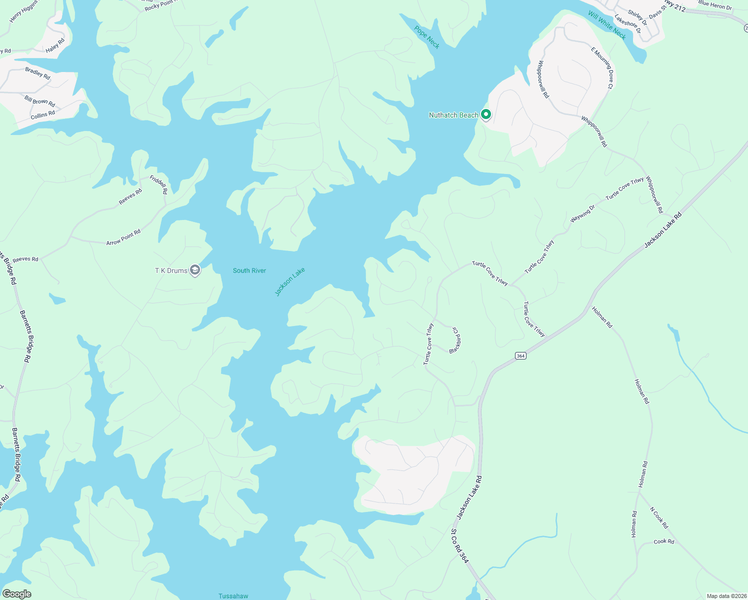 map of restaurants, bars, coffee shops, grocery stores, and more near 321 Raven Road in Monticello