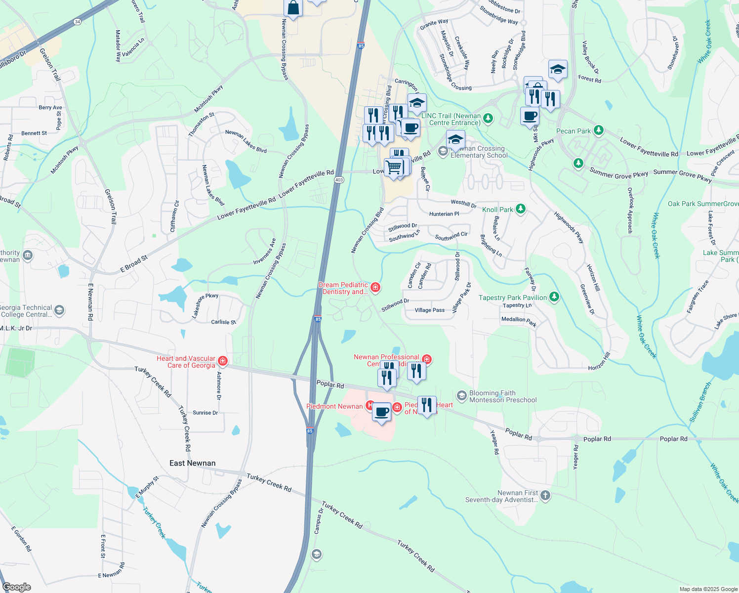 2051 Newnan Crossing Boulevard, Newnan GA Walk Score