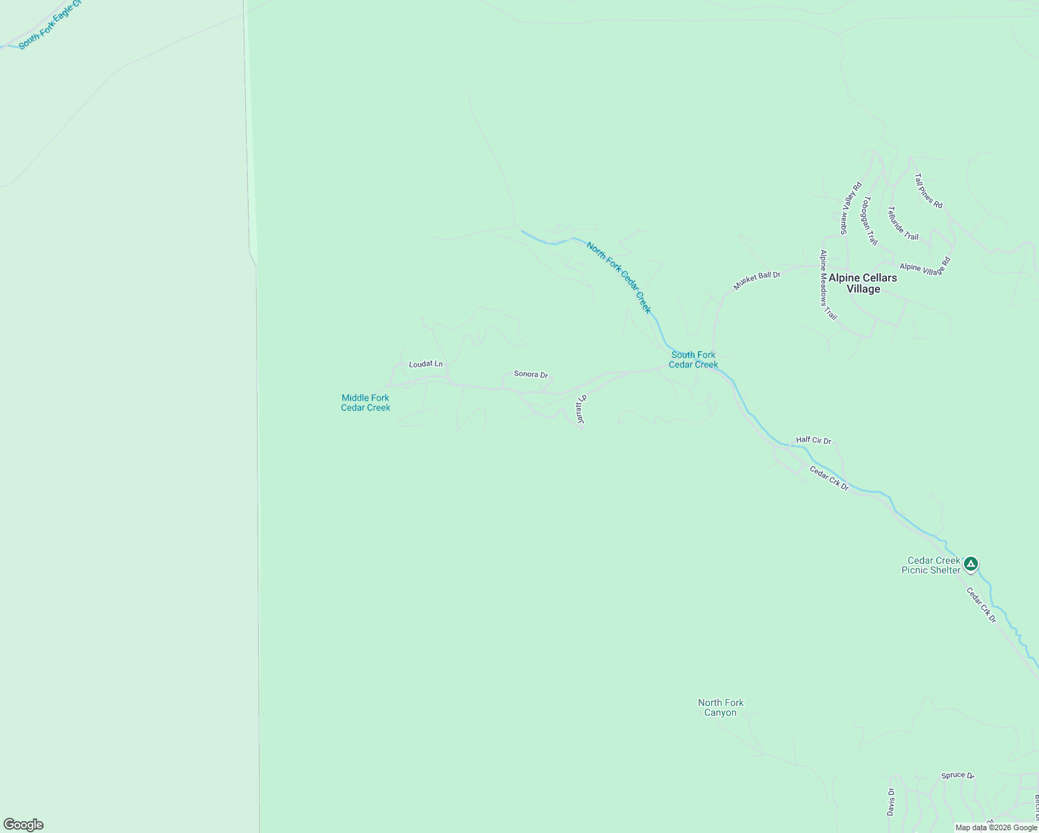 map of restaurants, bars, coffee shops, grocery stores, and more near 157 Jarratt Drive in Ruidoso