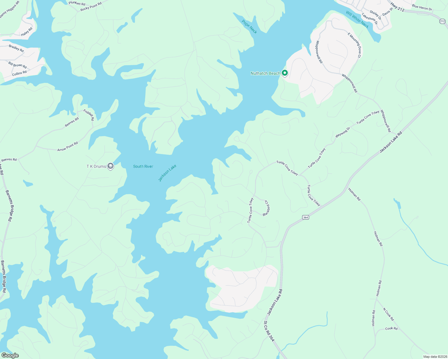 map of restaurants, bars, coffee shops, grocery stores, and more near 244 Raven Road in Monticello