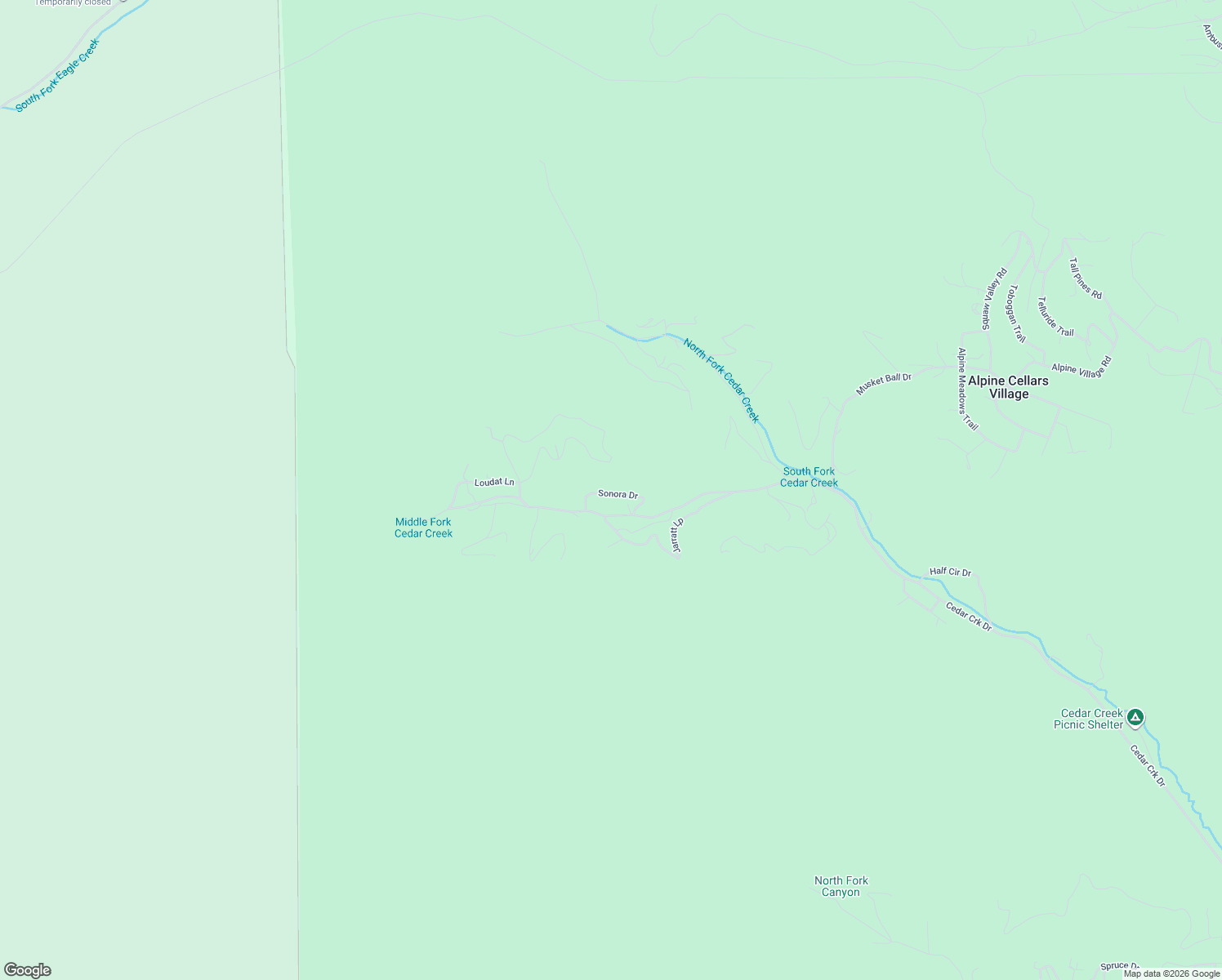 map of restaurants, bars, coffee shops, grocery stores, and more near 114 Sonora Drive in Ruidoso
