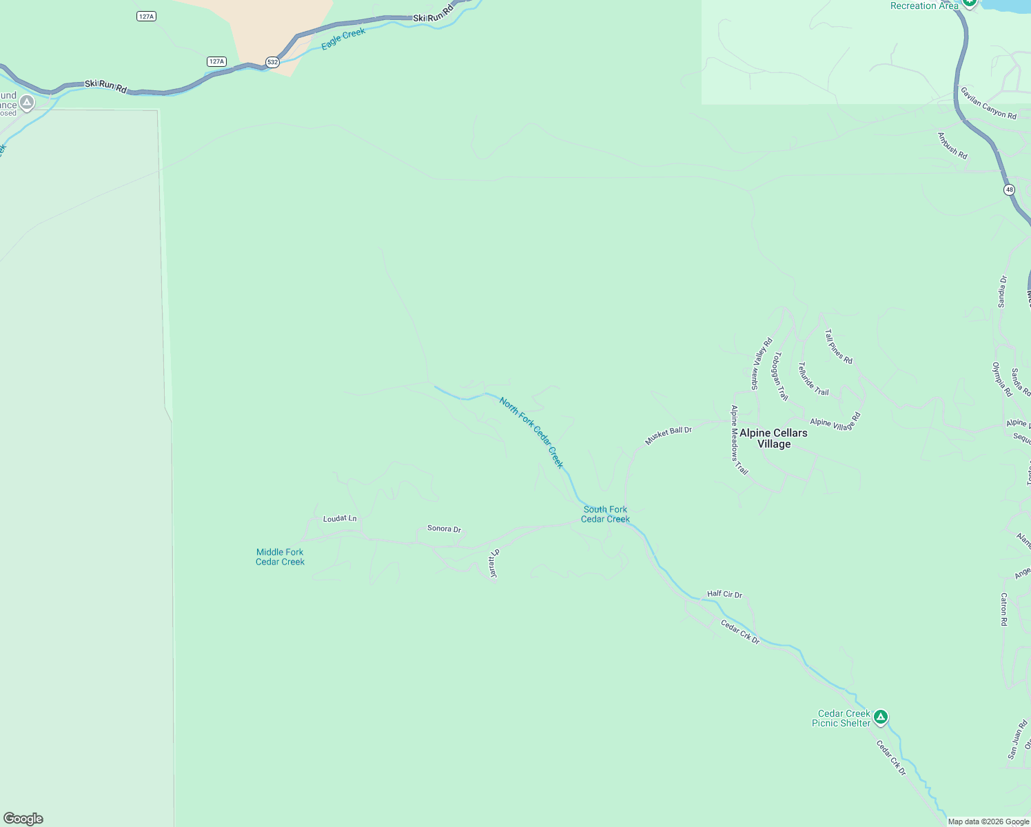 map of restaurants, bars, coffee shops, grocery stores, and more near 140 Spring Canyon Road in Ruidoso