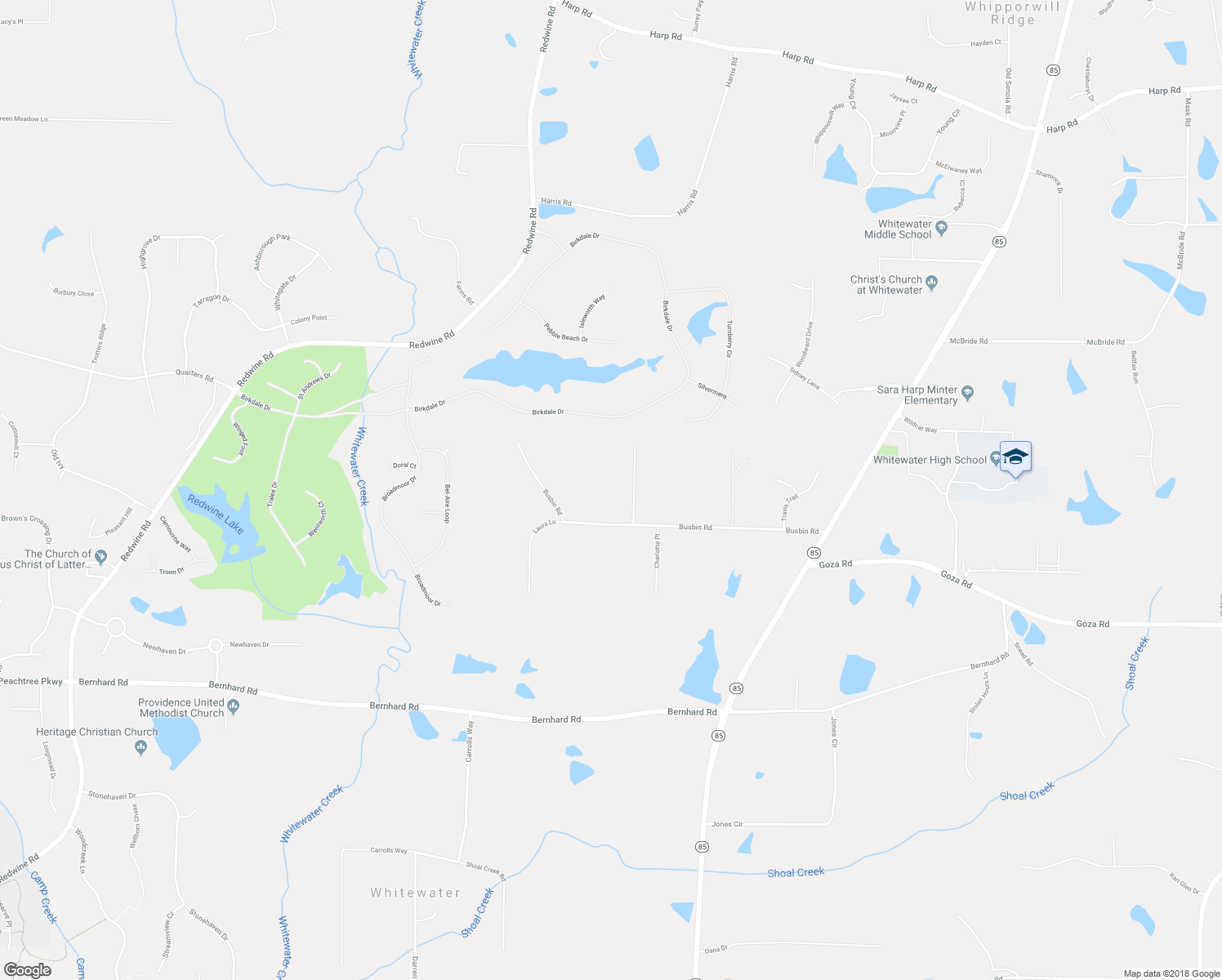 map of restaurants, bars, coffee shops, grocery stores, and more near 243 Busbin Road in Fayetteville