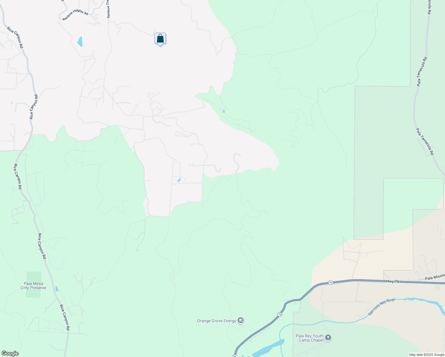 map of restaurants, bars, coffee shops, grocery stores, and more near Alex Road in San Diego County