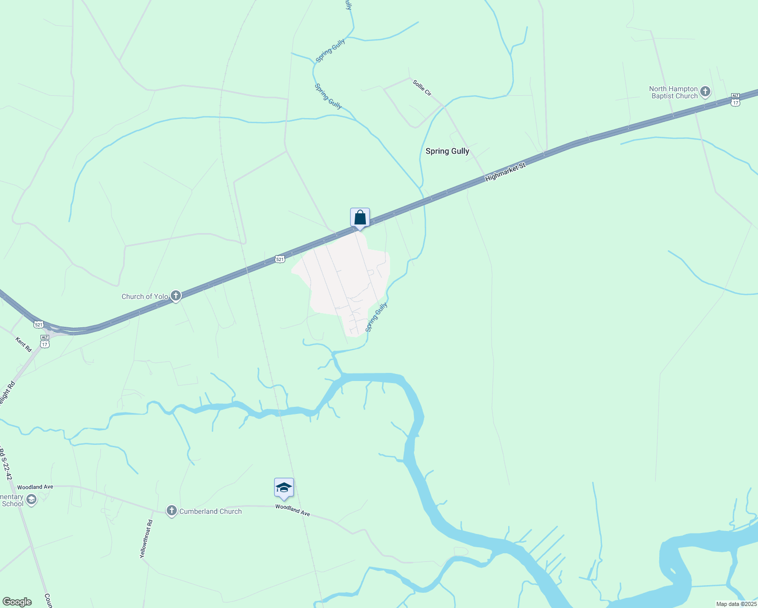 map of restaurants, bars, coffee shops, grocery stores, and more near 235 Waxwing Street in Georgetown