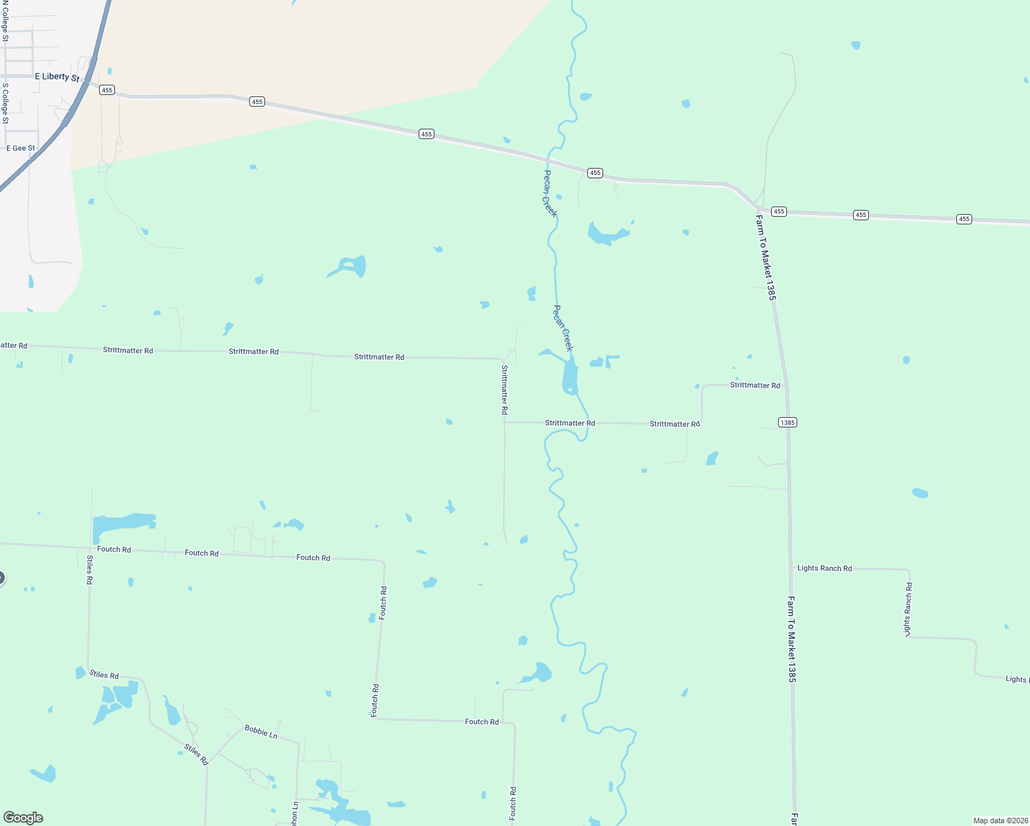 map of restaurants, bars, coffee shops, grocery stores, and more near 12509 Strittmatter Rd in Pilot Point