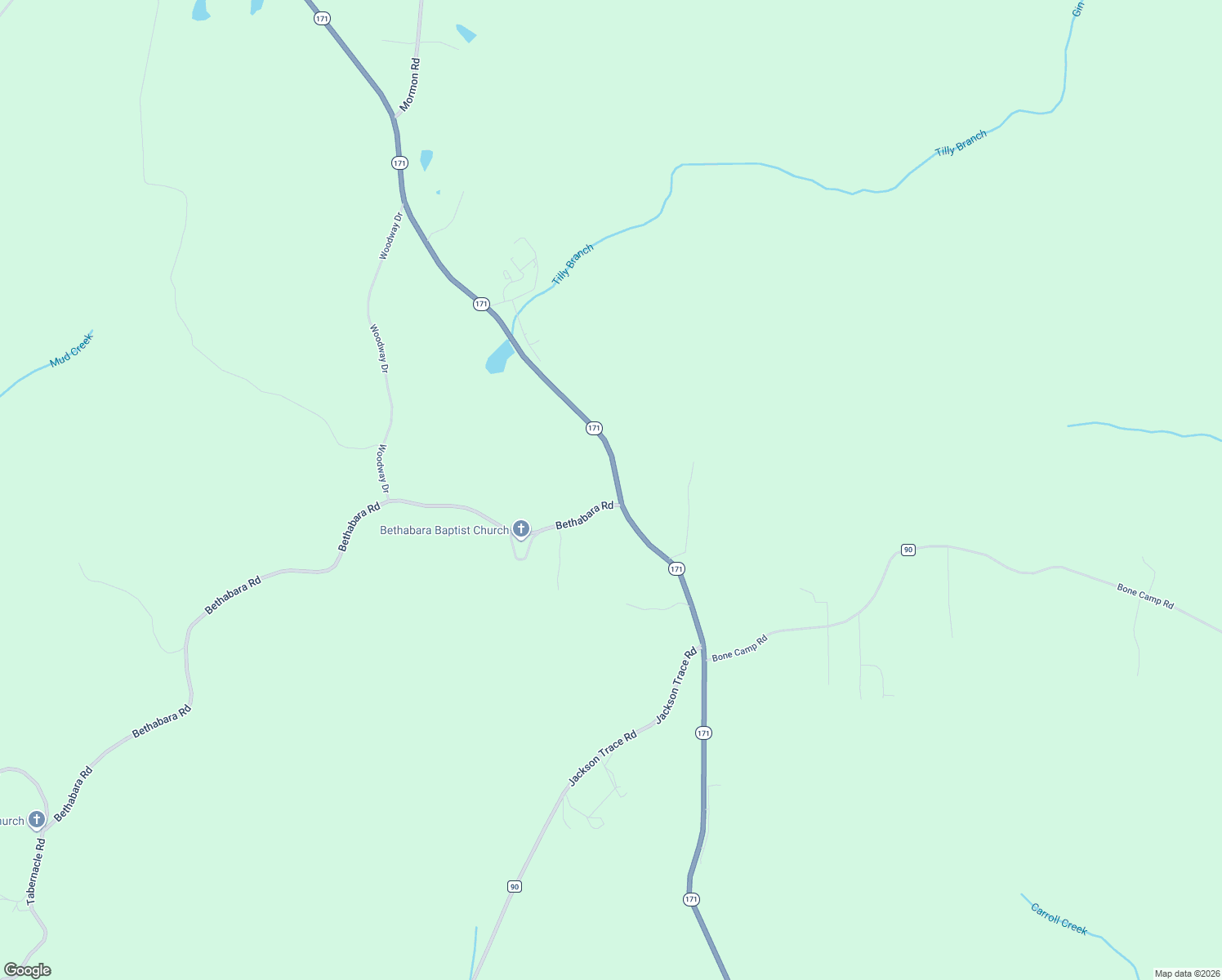 map of restaurants, bars, coffee shops, grocery stores, and more near 15201 Bethabara Rd in Northport