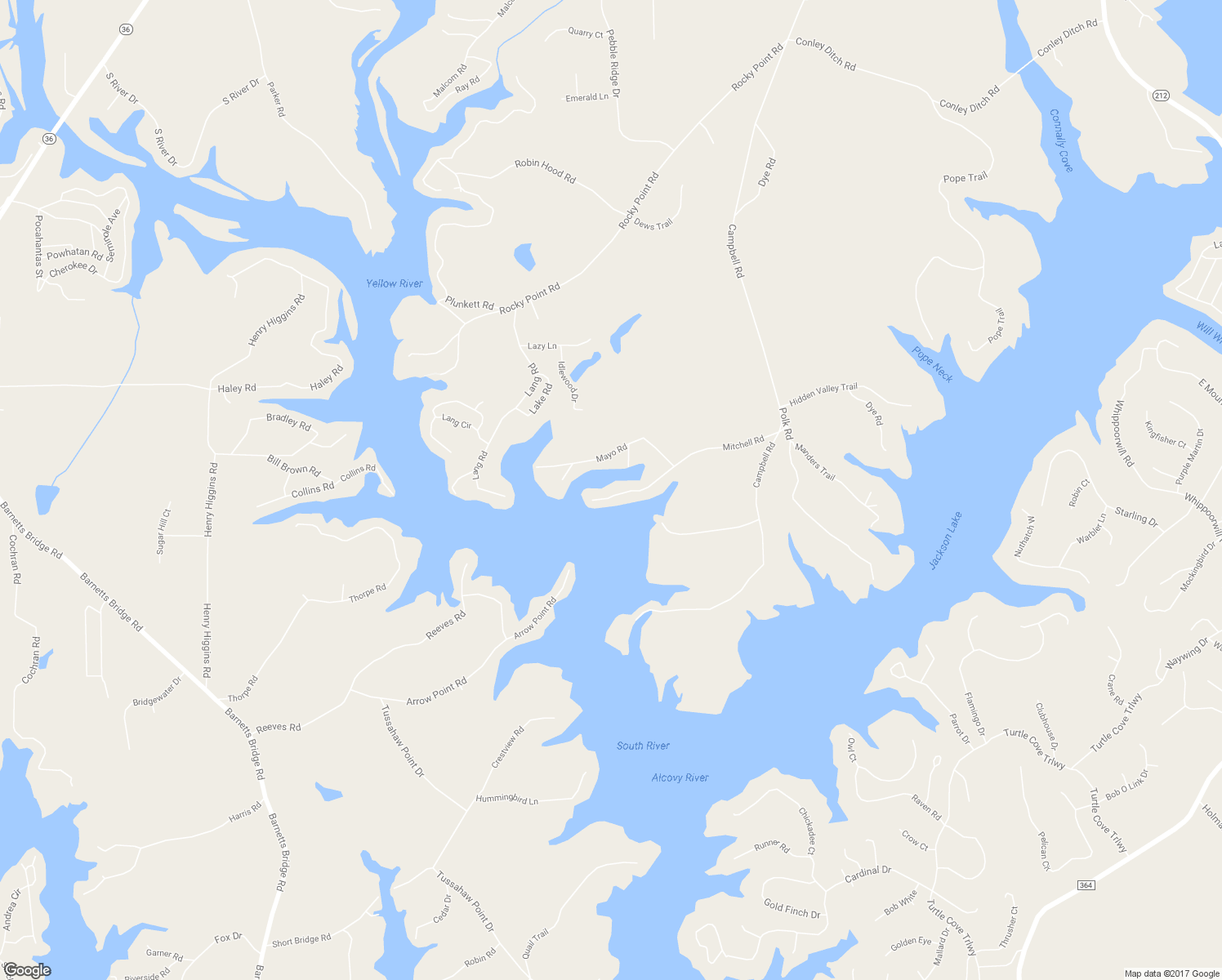 map of restaurants, bars, coffee shops, grocery stores, and more near 500 Mitchell Road in Covington