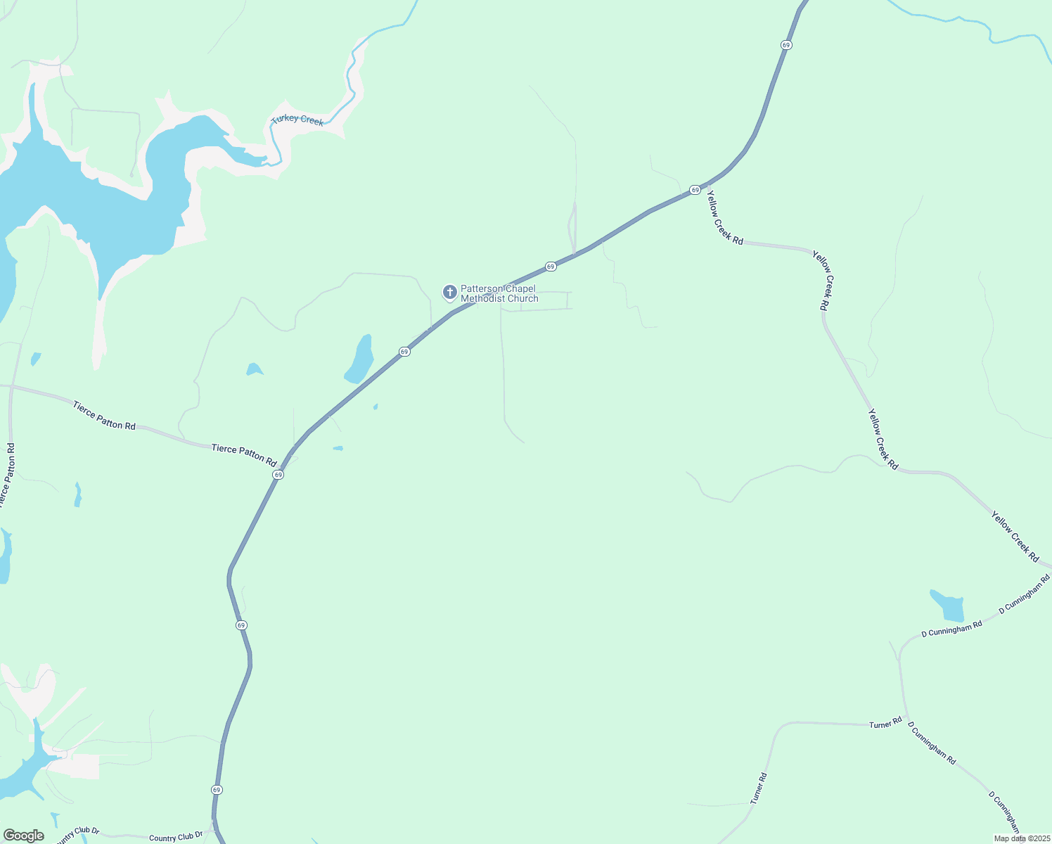 map of restaurants, bars, coffee shops, grocery stores, and more near 16445 Tierce Creek Road in Northport