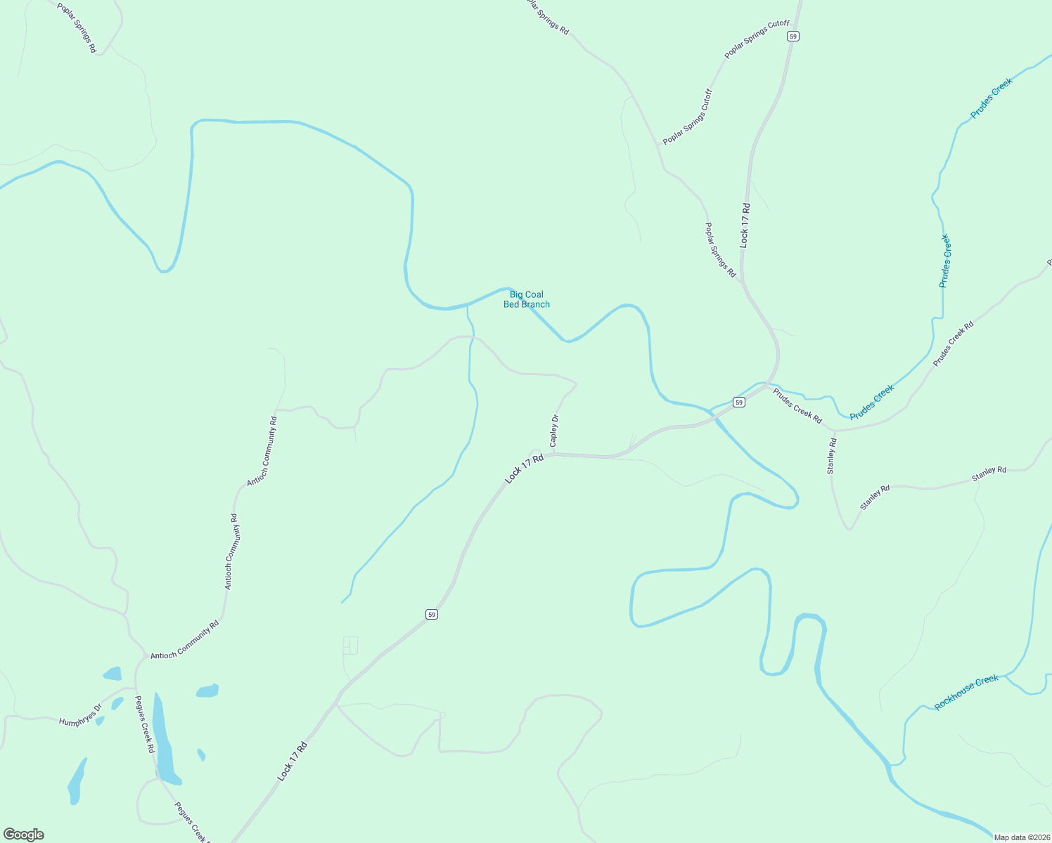 map of restaurants, bars, coffee shops, grocery stores, and more near 16598 Lock 17 Road in Brookwood