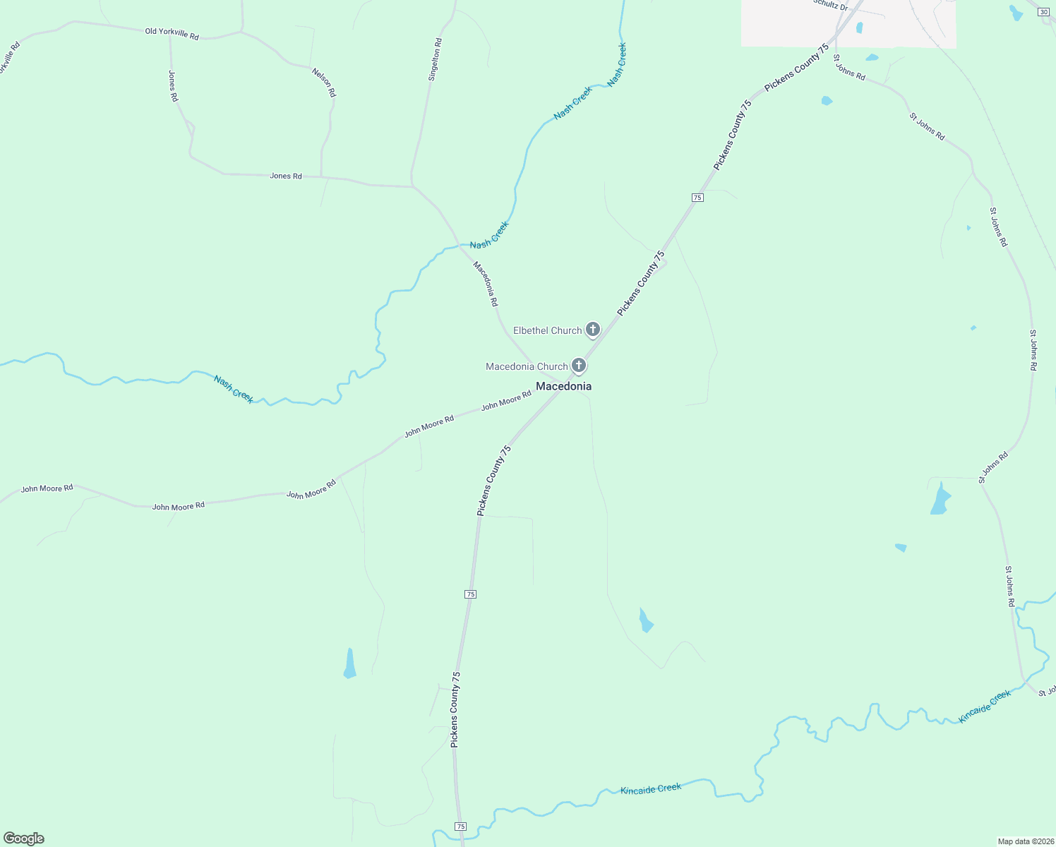 map of restaurants, bars, coffee shops, grocery stores, and more near Pickens County 75 in Ethelsville