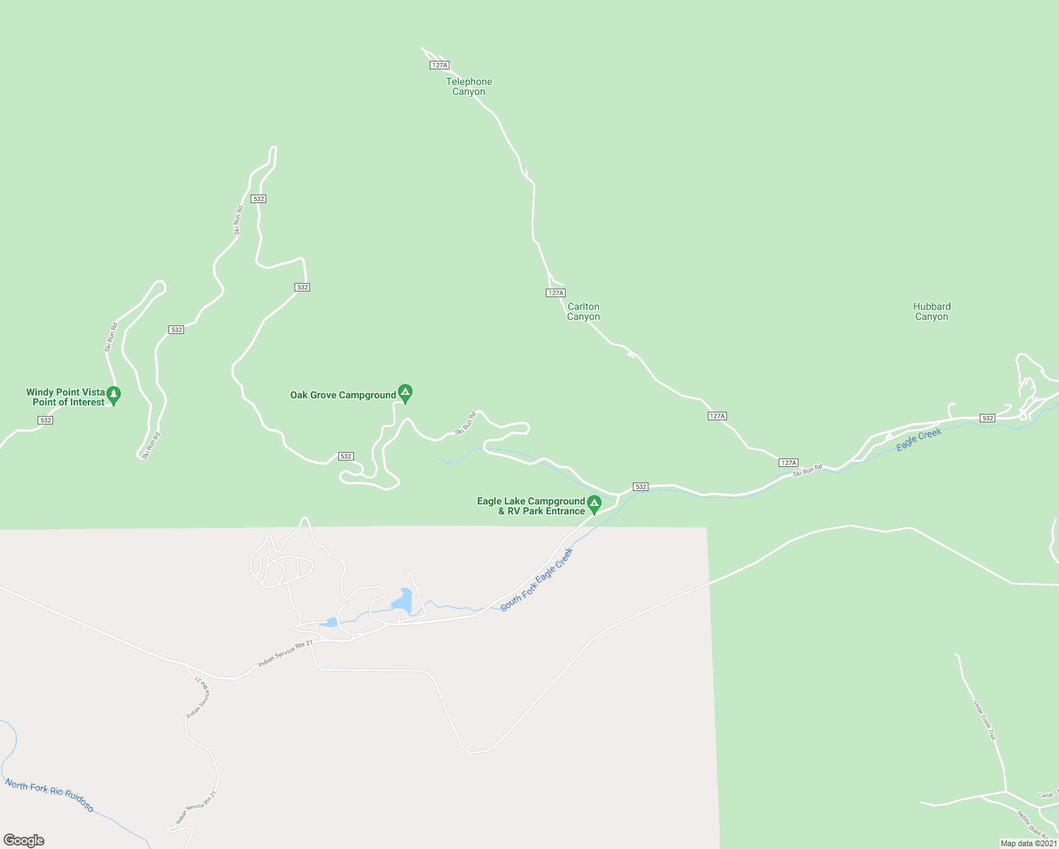 map of restaurants, bars, coffee shops, grocery stores, and more near County Road 532 in Alto