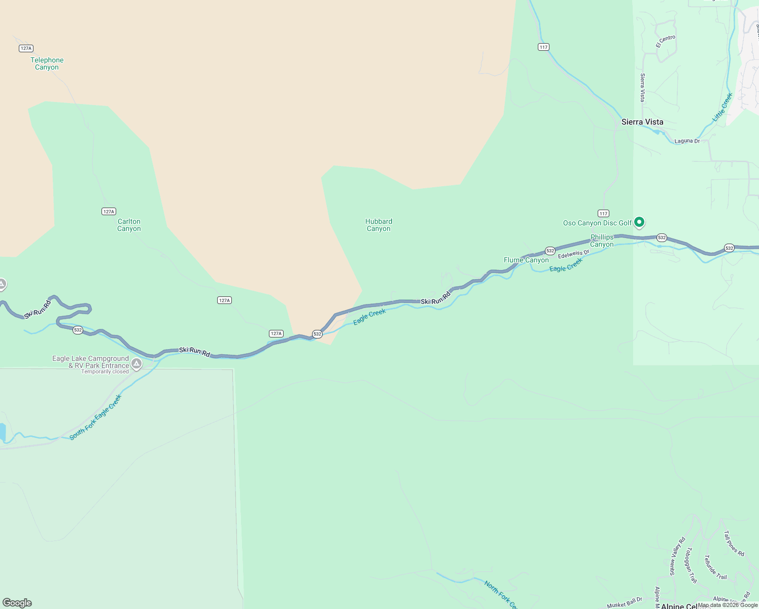 map of restaurants, bars, coffee shops, grocery stores, and more near 325 Ski Run Road in Alto