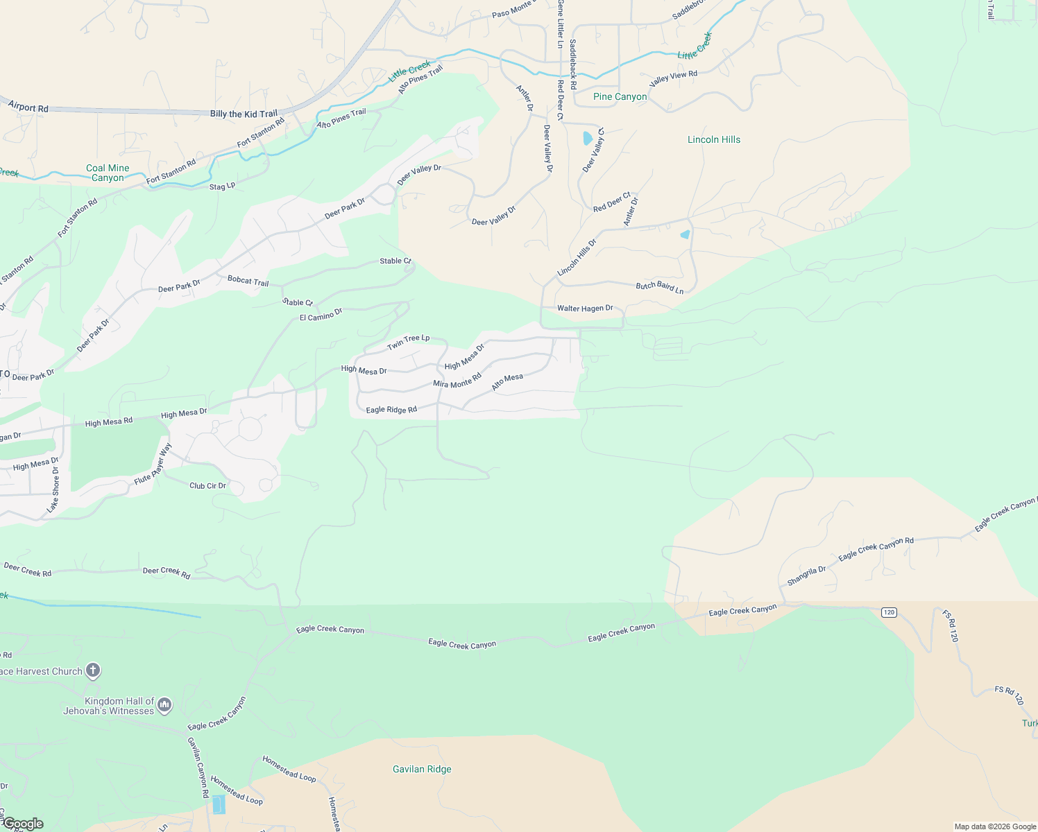 map of restaurants, bars, coffee shops, grocery stores, and more near 186 Eagle Ridge Road in Alto