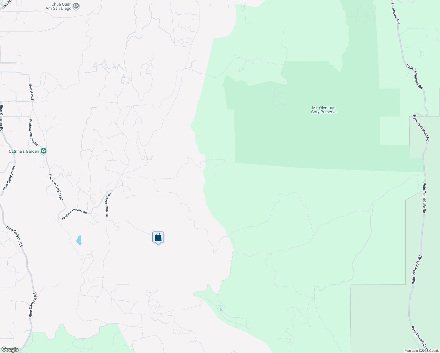 map of restaurants, bars, coffee shops, grocery stores, and more near 6465 Rainbow Heights Road in Fallbrook