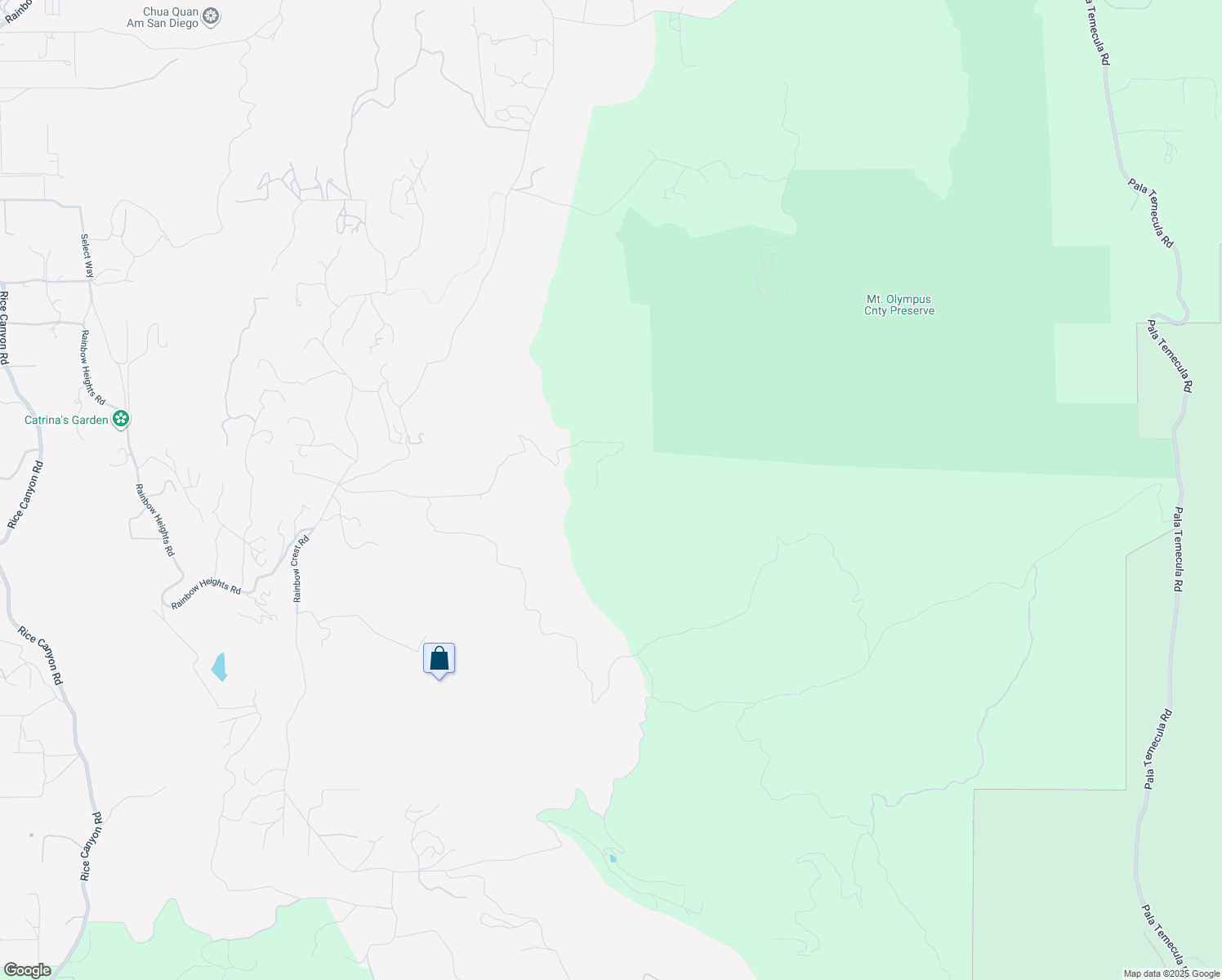 map of restaurants, bars, coffee shops, grocery stores, and more near 6465 Rainbow Heights Road in Fallbrook