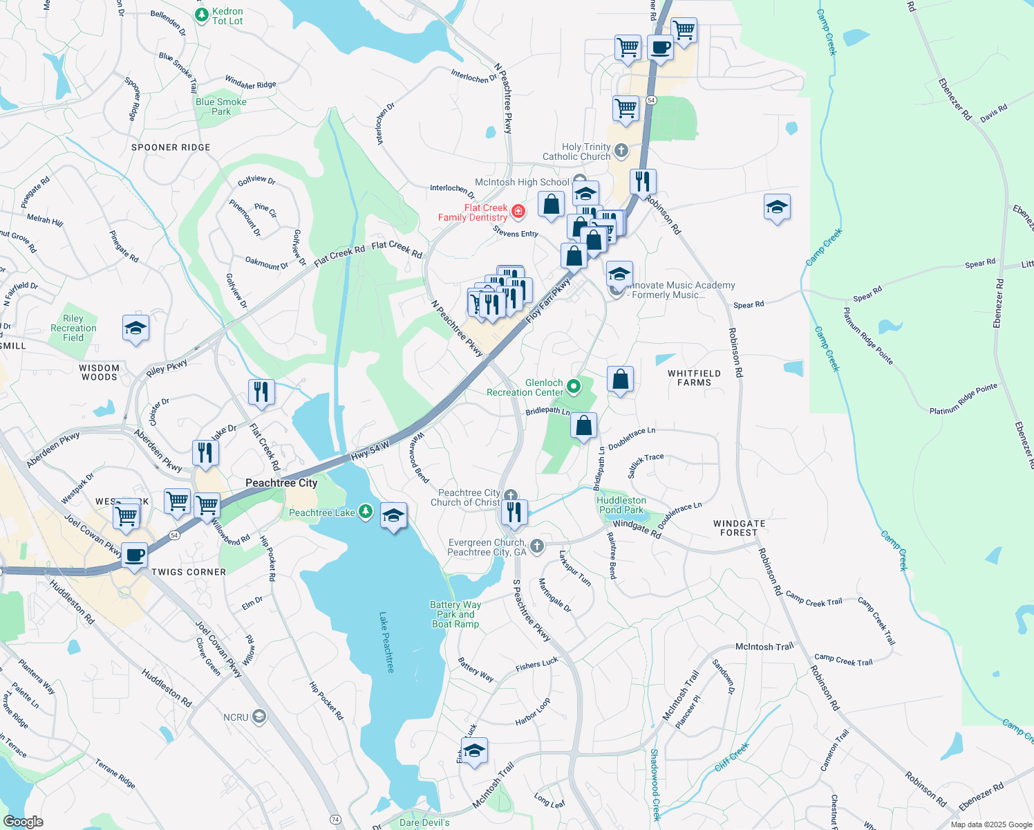 Peachtree Parkway, Peachtree City GA Walk Score