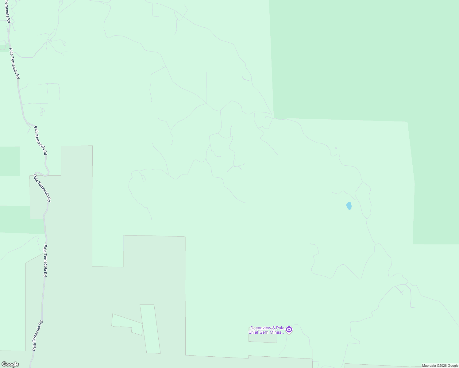 map of restaurants, bars, coffee shops, grocery stores, and more near Sunset Peak in San Diego County