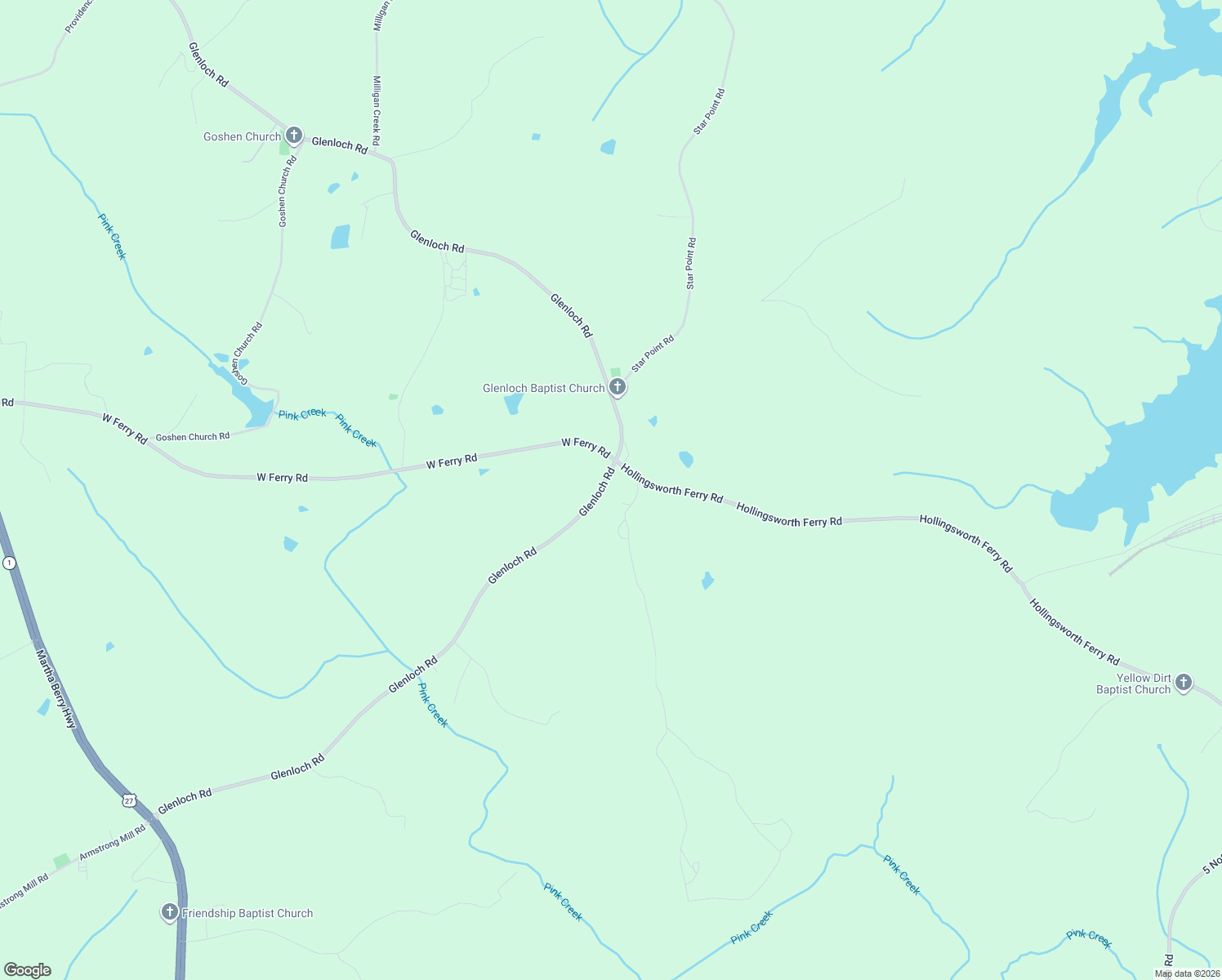 map of restaurants, bars, coffee shops, grocery stores, and more near 3131 Glenloch Road in Franklin