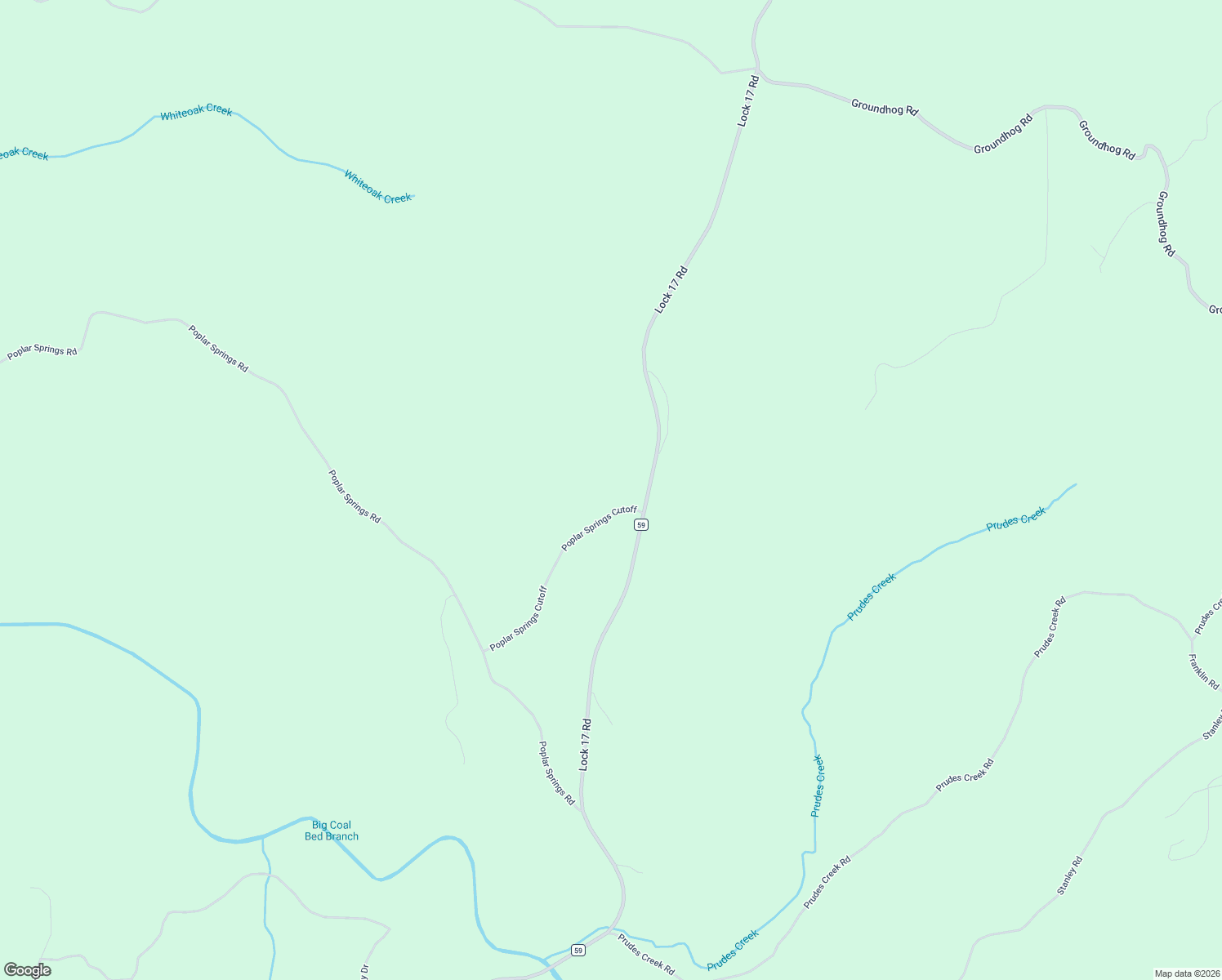 map of restaurants, bars, coffee shops, grocery stores, and more near 16792 Poplar Springs Cutoff in Brookwood