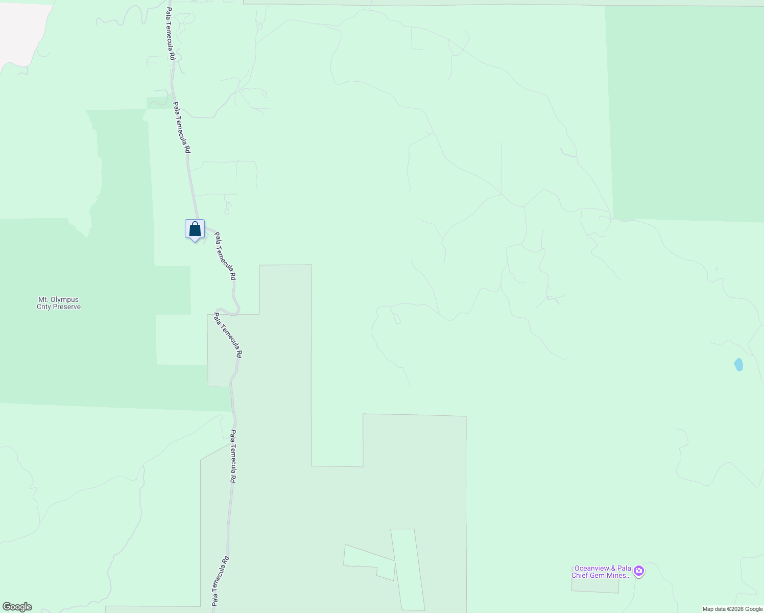 map of restaurants, bars, coffee shops, grocery stores, and more near Rancho Heights Road in Pala