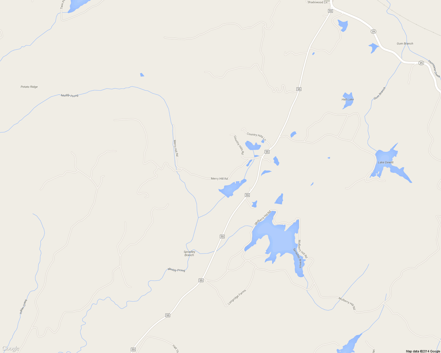 map of restaurants, bars, coffee shops, grocery stores, and more near 454 Merry Hill Road in Sterrett