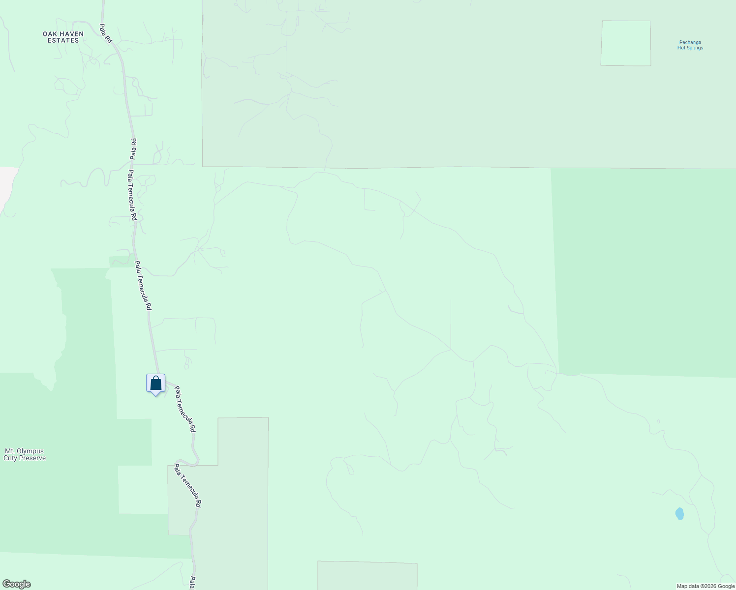 map of restaurants, bars, coffee shops, grocery stores, and more near 12433 Rancho Heights Road in Pala