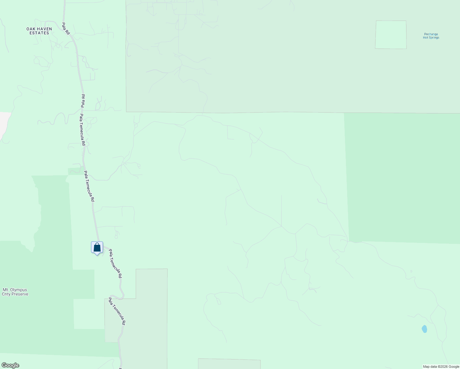 map of restaurants, bars, coffee shops, grocery stores, and more near 12433 Rancho Heights Road in Pala