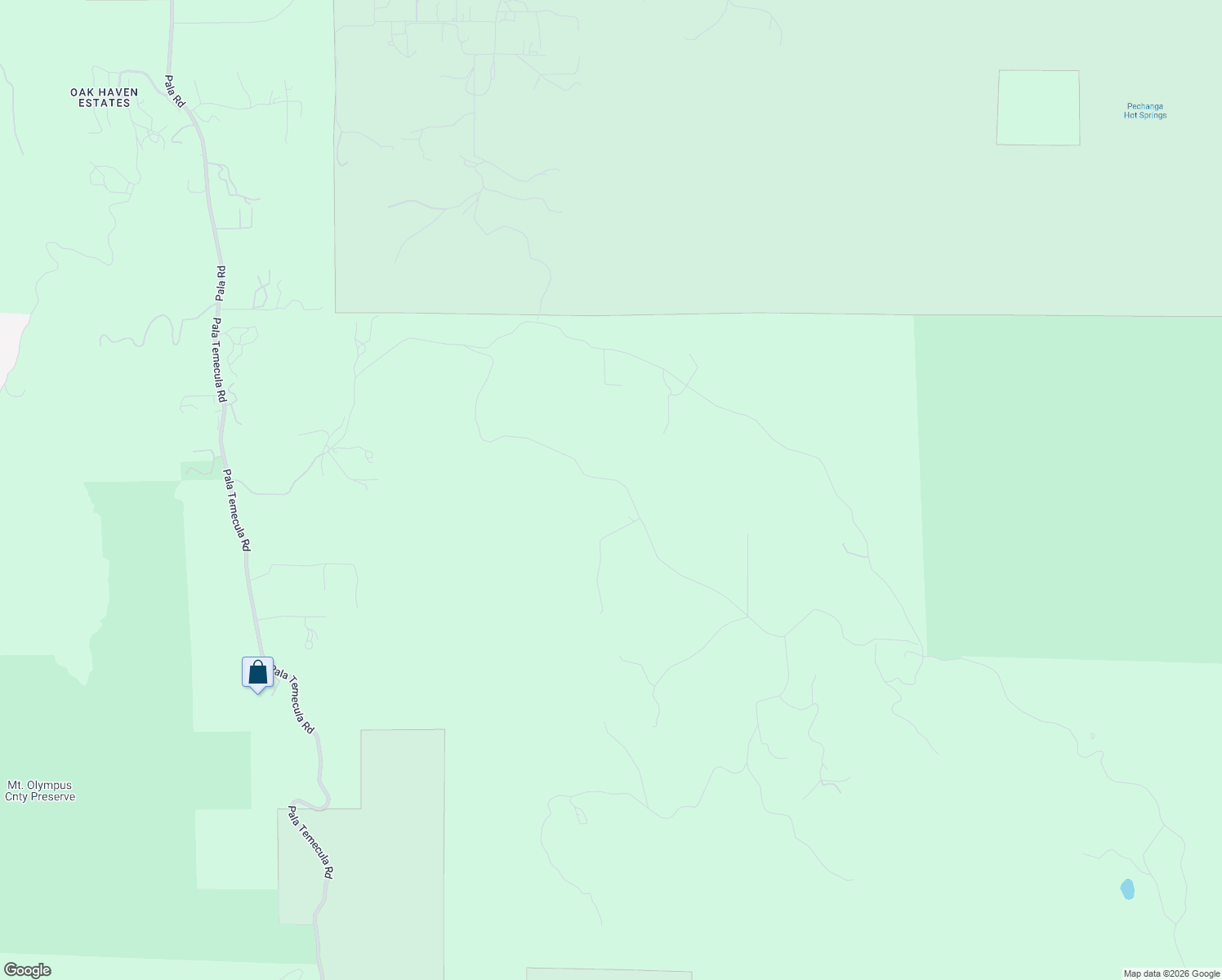 map of restaurants, bars, coffee shops, grocery stores, and more near 12421 Rancho Heights Road in Pala