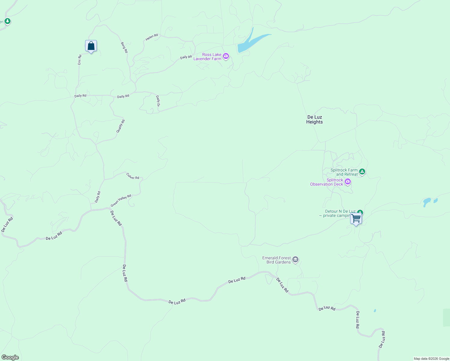 map of restaurants, bars, coffee shops, grocery stores, and more near 2444-2498 Donnil Lane in Fallbrook