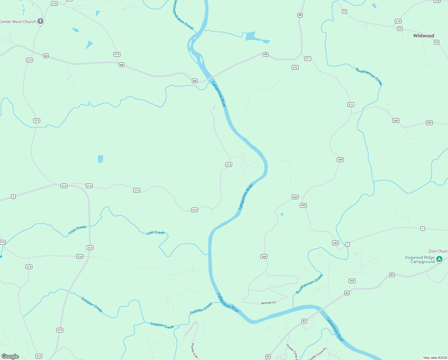 map of restaurants, bars, coffee shops, grocery stores, and more near 1123 County Road 214 in Delta