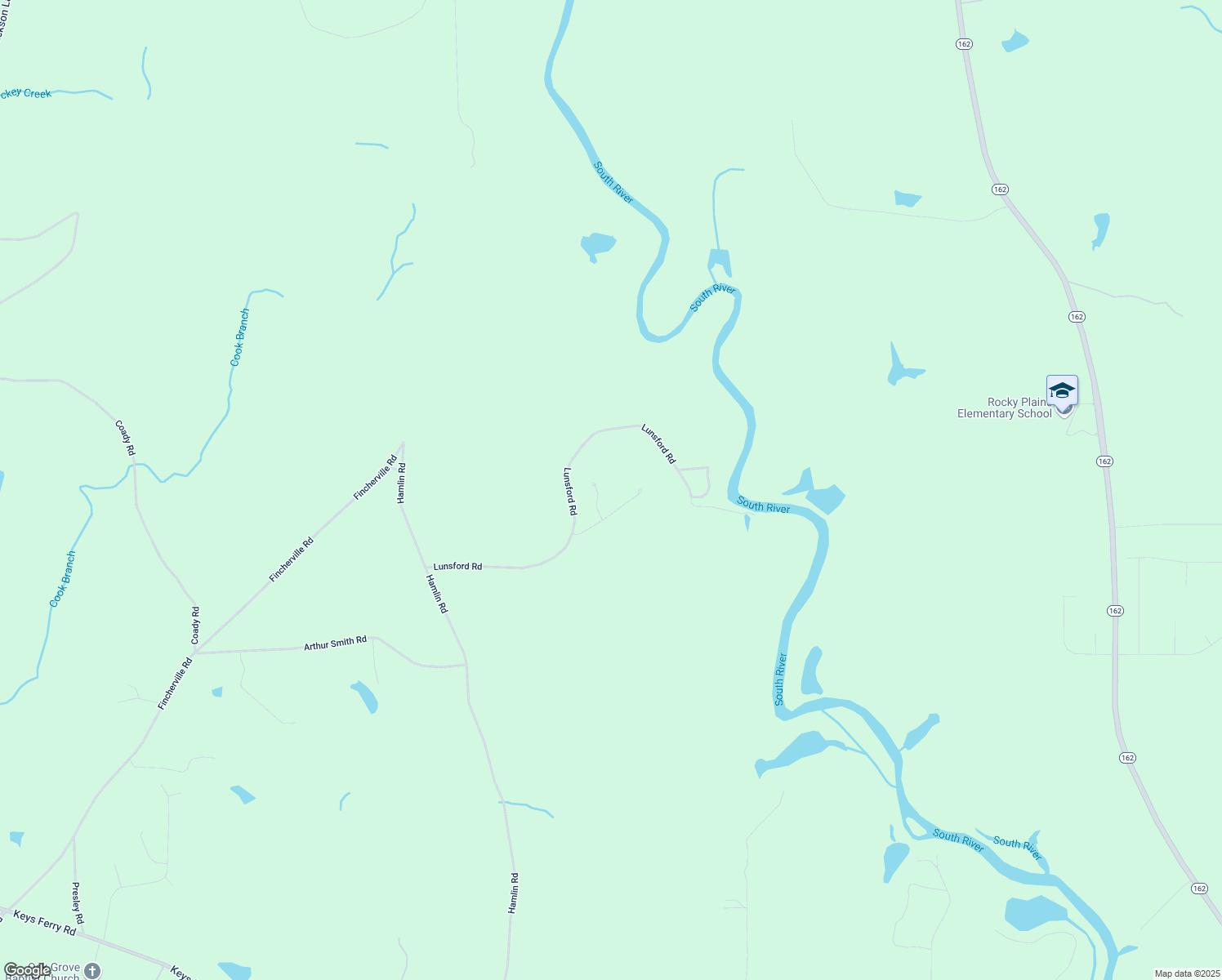 map of restaurants, bars, coffee shops, grocery stores, and more near 204 Lunsford Road in Jackson