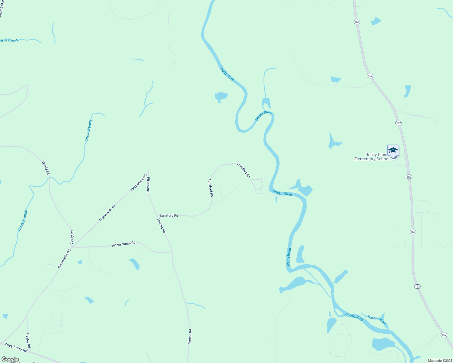 map of restaurants, bars, coffee shops, grocery stores, and more near 204 Lunsford Road in Jackson