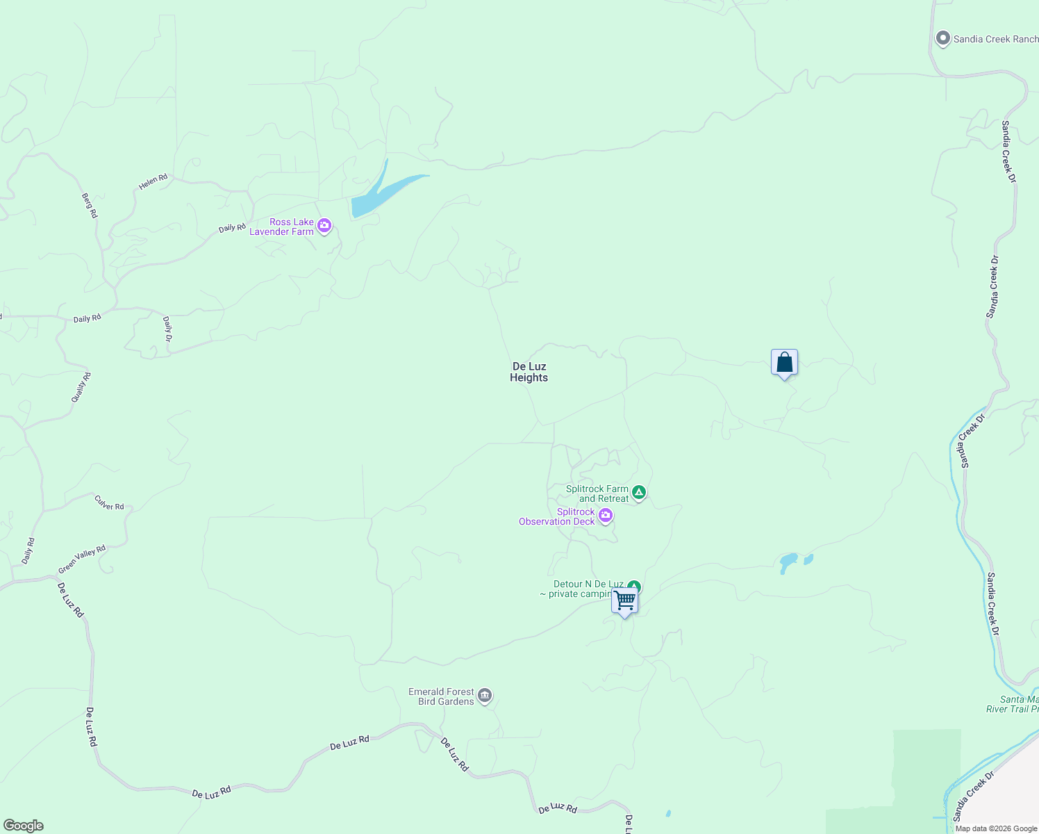 map of restaurants, bars, coffee shops, grocery stores, and more near 500-2 West Fallbrook Street in Fallbrook