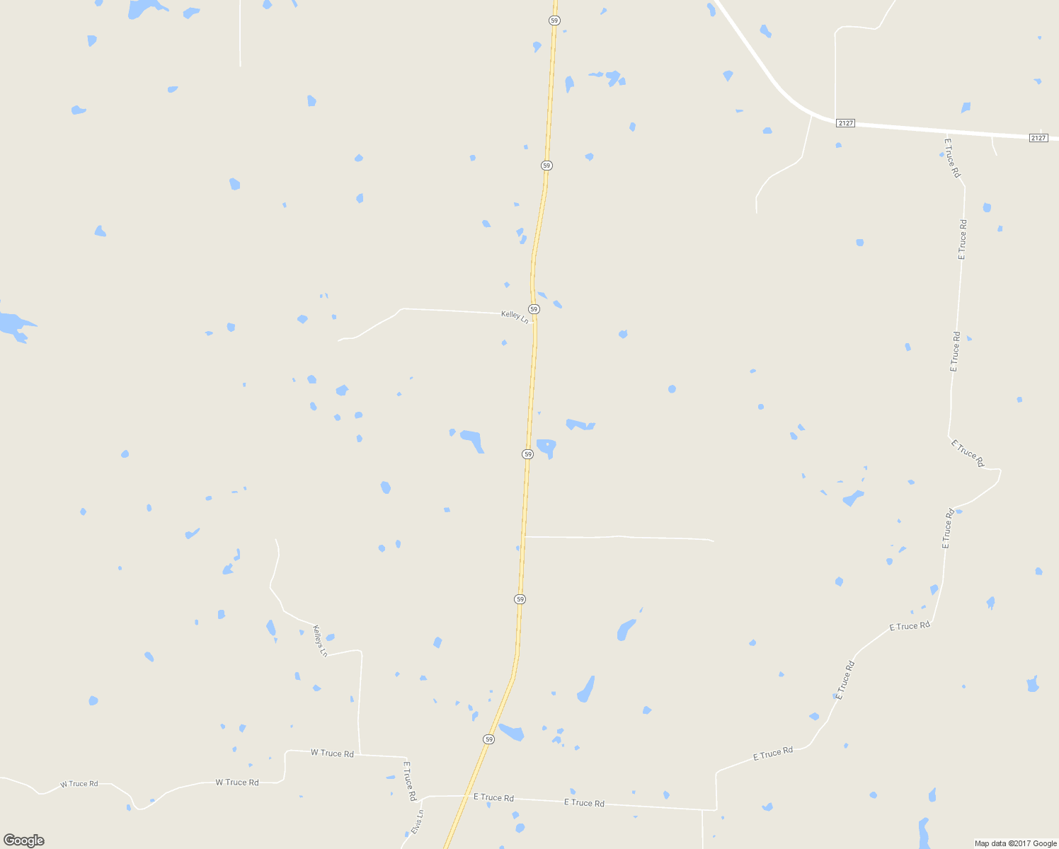 map of restaurants, bars, coffee shops, grocery stores, and more near 23807 Texas 59 in Bowie