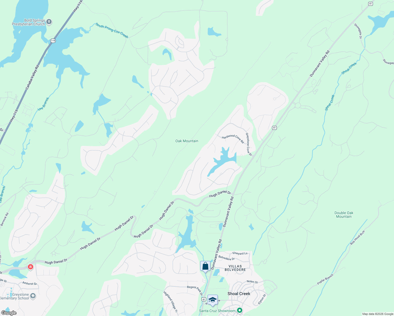 map of restaurants, bars, coffee shops, grocery stores, and more near 461 North Lake Road in Birmingham